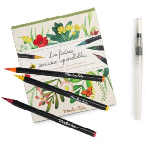 Moulin Roty, 12 Pennarelli Acquerellabili Le Jardin