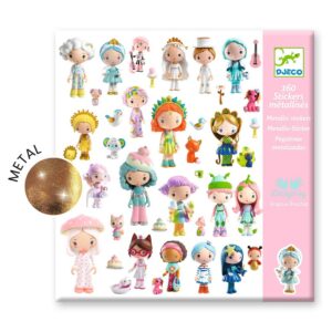 Djeco 160 Stickers Il piccolo mondo delle Tinyly