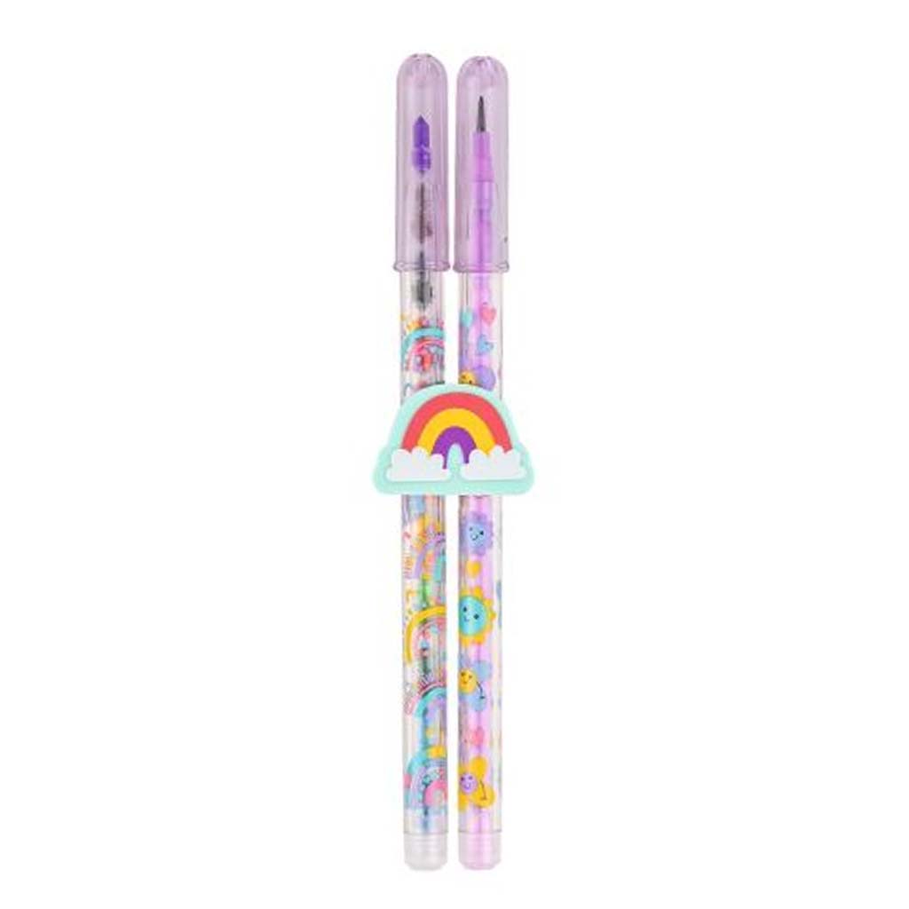 Moses, 2 in 1 Matita e Pastello a Cera Con Gomma Arcobaleno, Soggetto Casuale