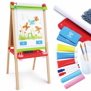 Hape Cavalletto Regolabile, Lavagna Per Piccoli Artisti