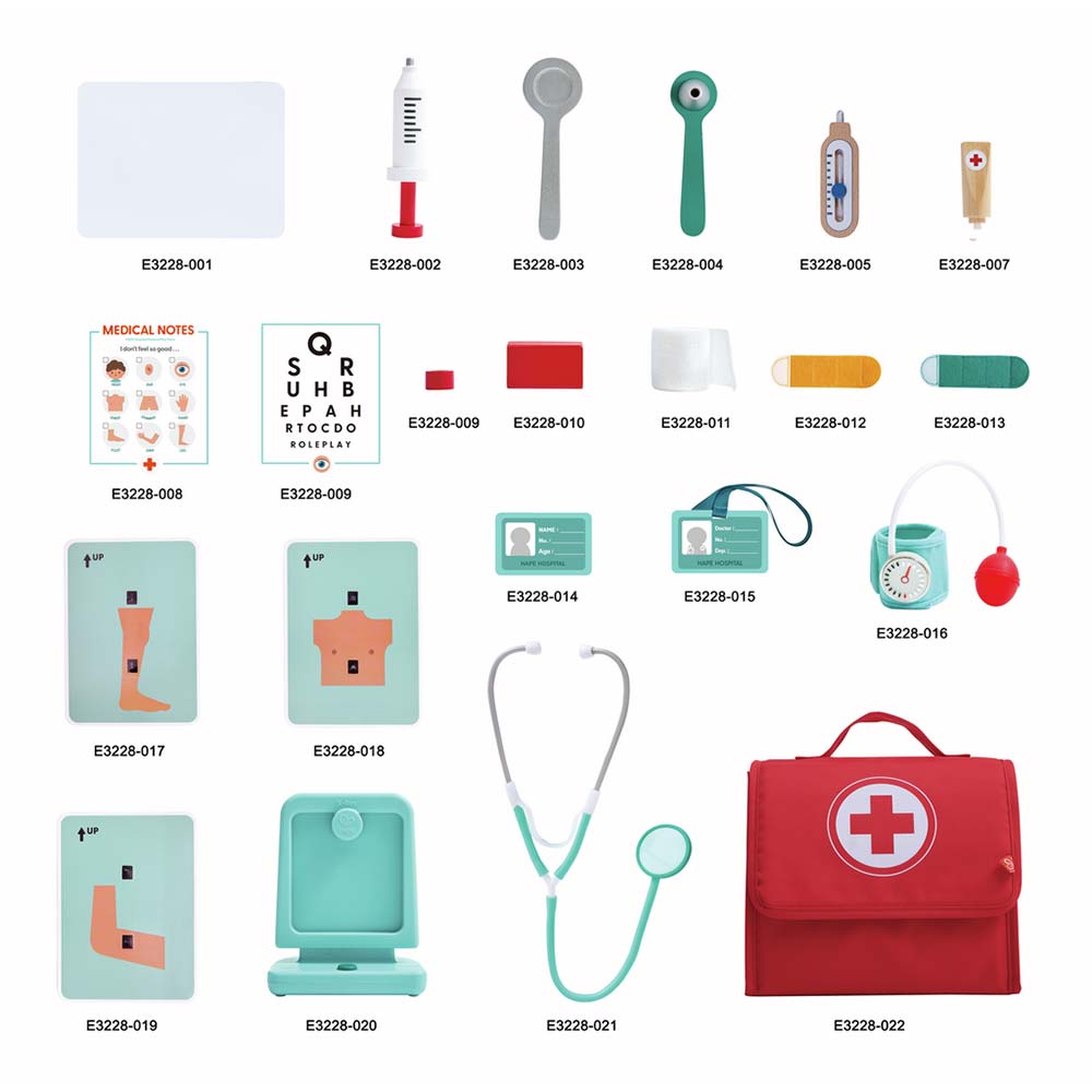 Hape Valigetta Del Dottore - Set Medico Per Piccoli Dottori
