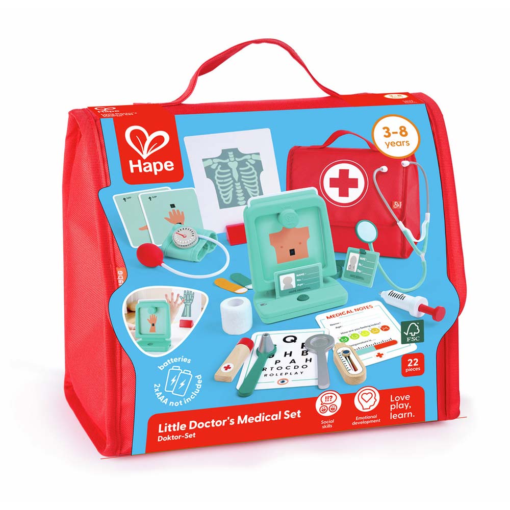Hape Valigetta Del Dottore - Set Medico Per Piccoli Dottori
