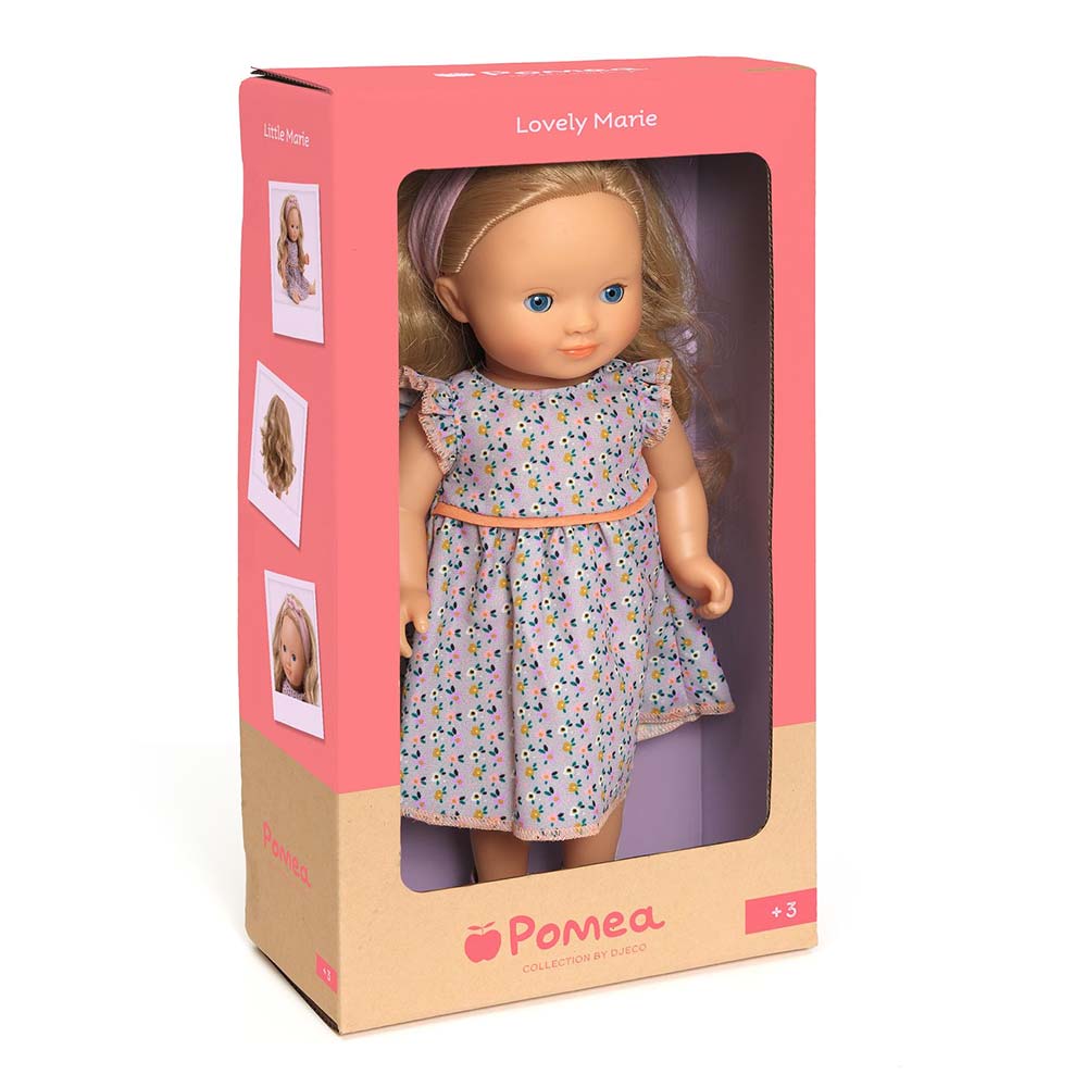 Djeco Pomea, Bambola 32 Cm, Lovely Marie