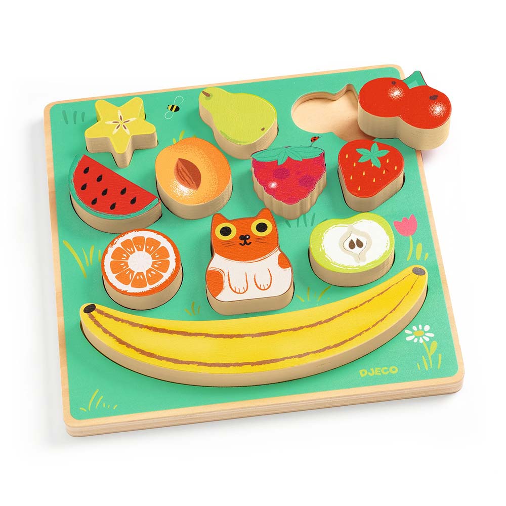 Djeco 3D Puzzle In Legno Puzz And Boom Happy