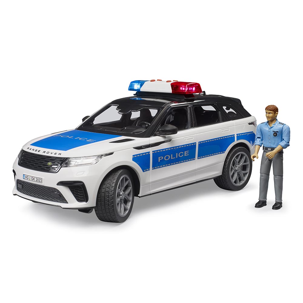 Bruder, Range Rover Velar Auto della Polizia Con Poliziotto