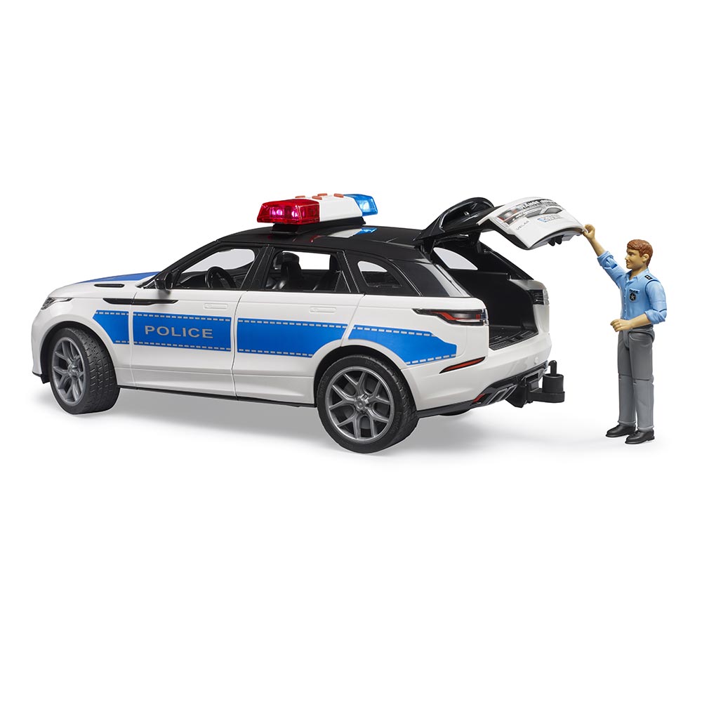 Bruder, Range Rover Velar Auto della Polizia Con Poliziotto