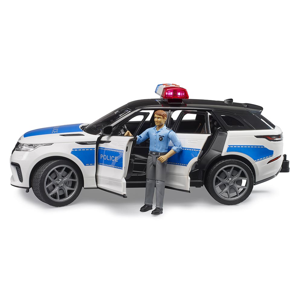 Bruder, Range Rover Velar Auto della Polizia Con Poliziotto