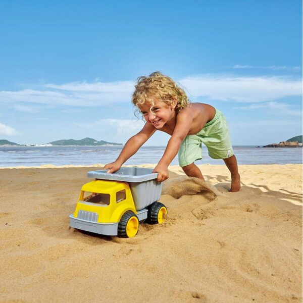 Hape Camion Con Sponda Ribaltabile In Materiale Robusto Ideale Per Il Mare