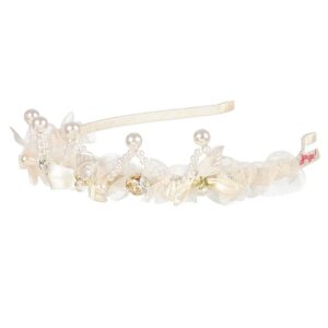 Souza Cerchietto Per Capelli, Tiara Juno Perle Bianco Sporco