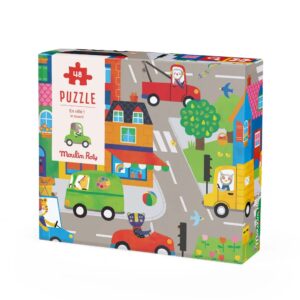Moulin Roty Puzzle Di Osservazione In Città, 48pz