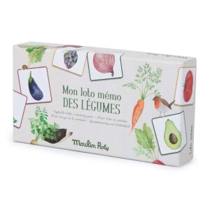 Moulin Roty Tombola And Memo Gioco Educativo a Tema Verdure per Bambini