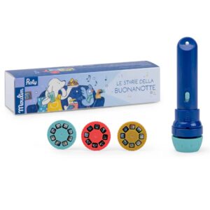 Moulin Roty Lampada Per Raccontare le Storie Della Buonanotte, Puce e Pilou