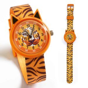 Djeco Orologio Da Polso Per Bambini Dai 3 Anni, Tigre