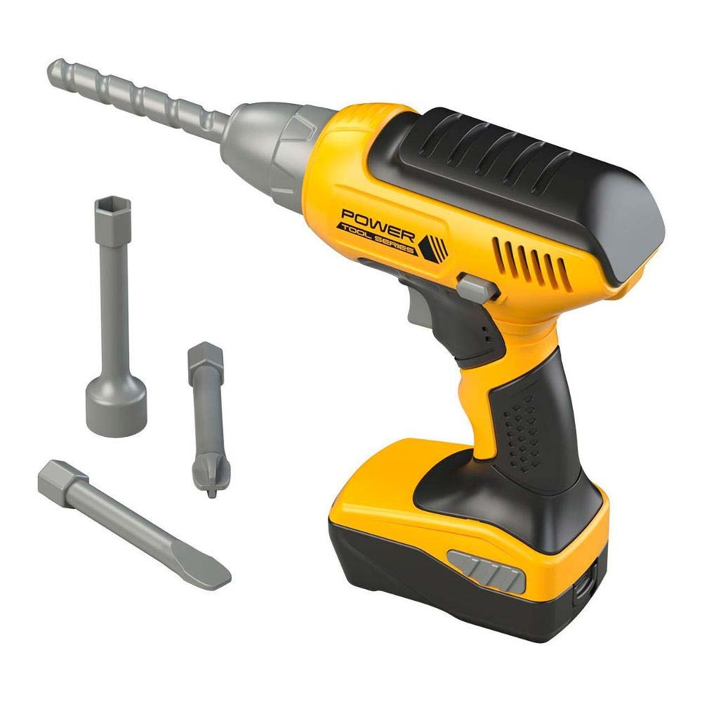 ODG Mastertools, Trapano Avvitatore Con 4 Inserti Intercambiabili, Giocattolo a Batterie