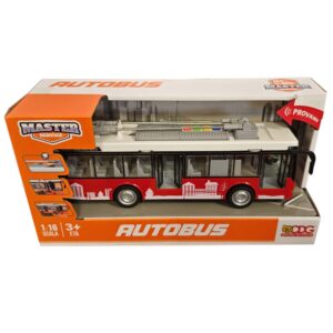 ODG Autobus Con linea Aerea di Contatto, Luci Suoni Frizione, Porte Apribili e , Scala 1:16 - Colore Assortito