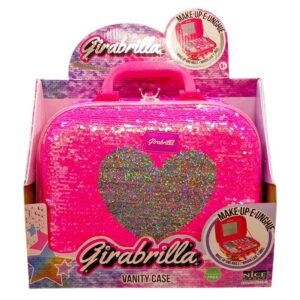 Nice Girabrilla Beauty Make Up Completo Di Trucchi, Cuore Argento
