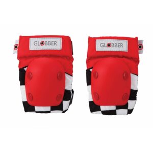 Globber Set Protezioni Ginocchiere Gomitiere, Taglia XXS 3-7 Anni, Racing Red