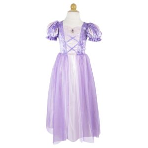 Great Pretenders Abito Da Principessa Raperonzolo, Taglia Elasticizzata 5-6 Anni