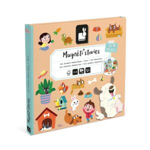 Janod Gioco Didattico Magnetico, Storie Magnetiche, Animali Domestici