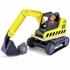 Hape Camion Da Cantiere Escavatore Scava E Scarica - Plastica e Legno