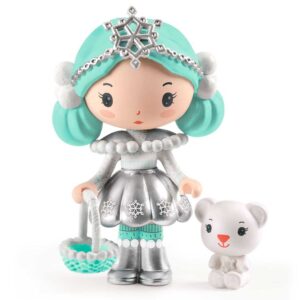 Djeco Personaggio 7,5 Cm Con Accessorio, Neige e Nours