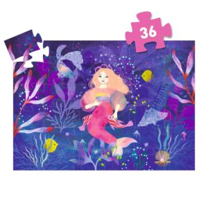 Djeco Puzzle Per Bambini 36 Pz, Ella, La Sirena
