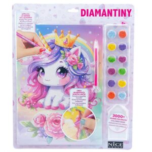 Nice Diamantiny Kawaii Unicorn 4 Kit Diamond Painting Unicorno da Decorare