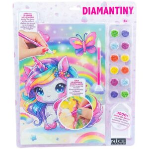 Nice Diamantiny Kawaii Unicorn 5 Kit Diamond Painting Unicorno da Decorare