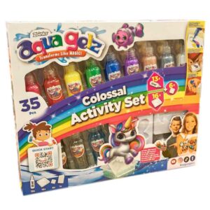 Simba Toys Set creativo Aqua Gelz Colossal, Crea figure in gel 3D