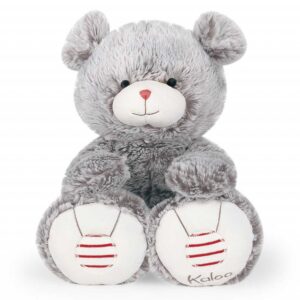 Kaloo Orso Mae Grigio Prestige 38 cm, Peluche Rouge Kaloo Ultra-Morbido