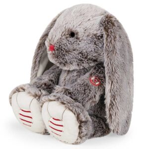 Kaloo Coniglio Leo Grigio Prestige 38 cm, Peluche Rouge Kaloo Ultra-Morbido