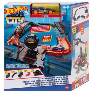 Hot Wheels City, Pista Playset, Pack di Espansione della City