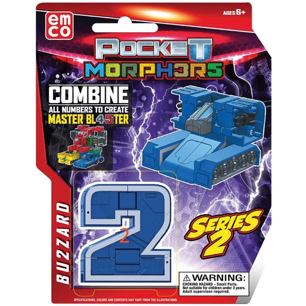 Grandi Giochi Megabot S2, Bundle 10 Robot Transformer Da 0 a 9