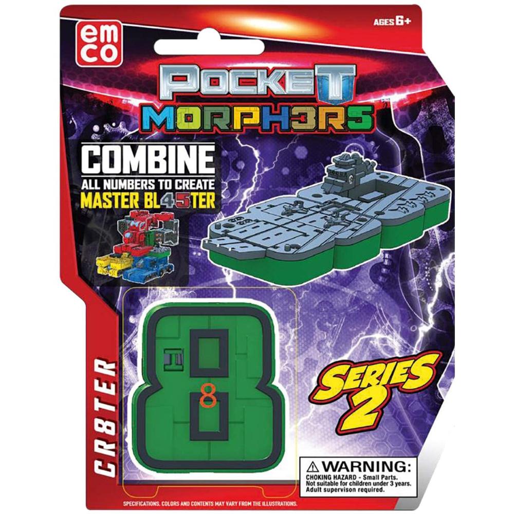 Grandi Giochi Megabot S2, Bundle 10 Robot Transformer Da 0 a 9