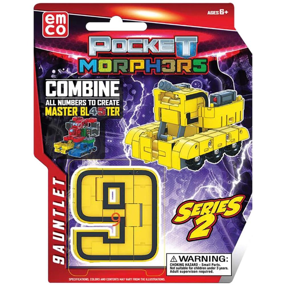 Grandi Giochi Megabot S2, Bundle 10 Robot Transformer Da 0 a 9