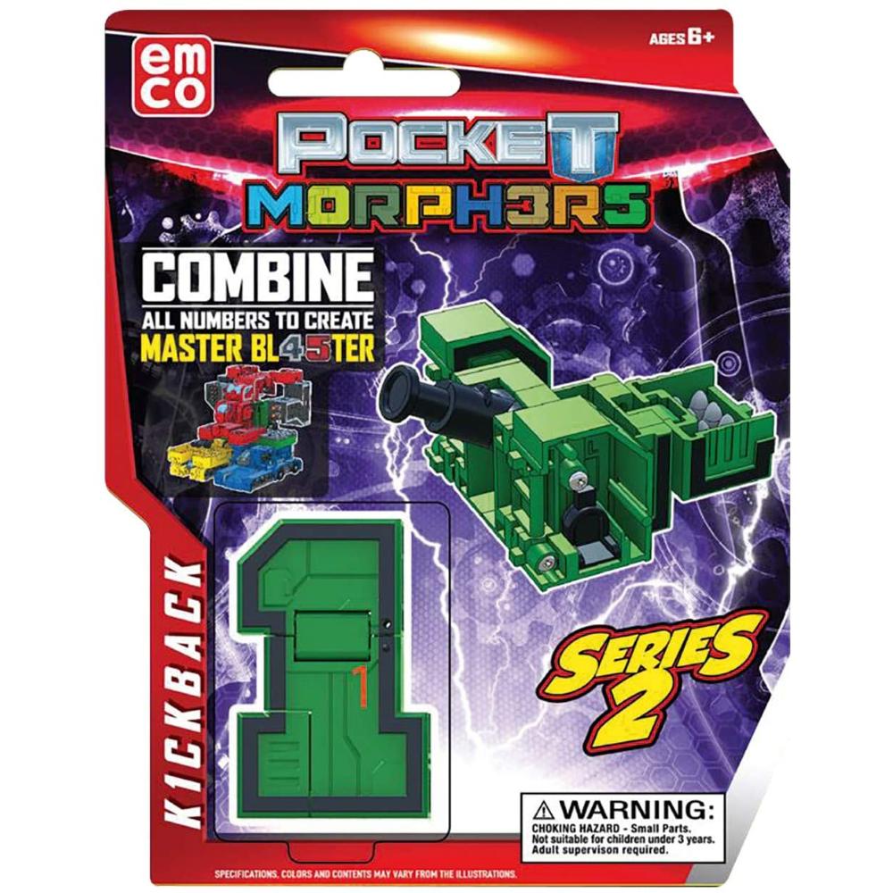 Grandi Giochi Megabot S2, Bundle 10 Robot Transformer Da 0 a 9