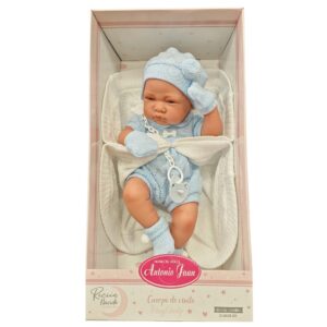 Antonio Juan, Bambola 42 Cm Neonato, Lui Toquilla, Corpo Vinile Sessuato