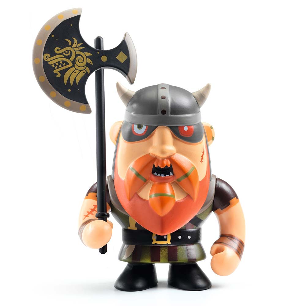 Djeco Personaggio 7,5 Cm Con Accessorio, Arty Toys, Ze Barbarious