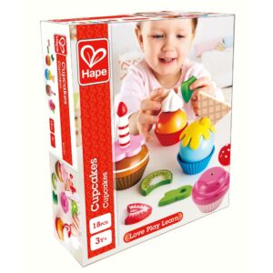 Hape Set Cupcakes 18 Pcs