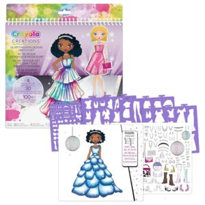 Crayola Creations, Super Glam Fashion Disegna La Tua Collezione Di Moda Con Stencil
