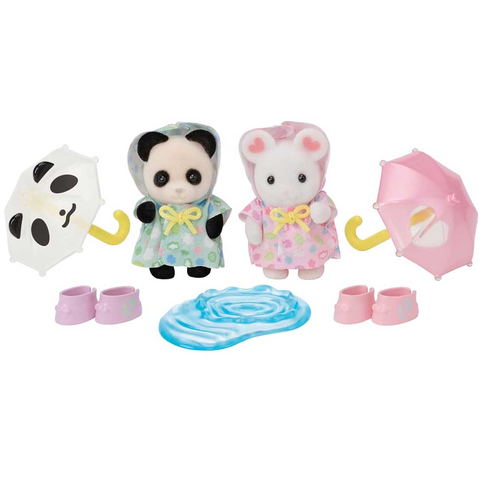 Sylvanian Families Amici dell’Asilo - Sotto La pioggia