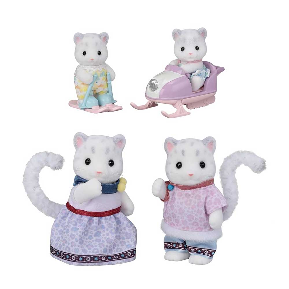 Sylvanian Families Famiglia Leopardo delle Nevi