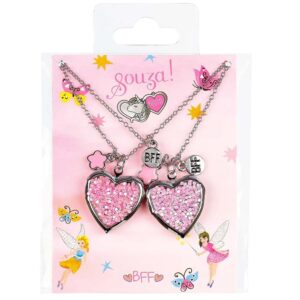 Souza Set 2 Collane Amici Del Cuore, BFF Cuori