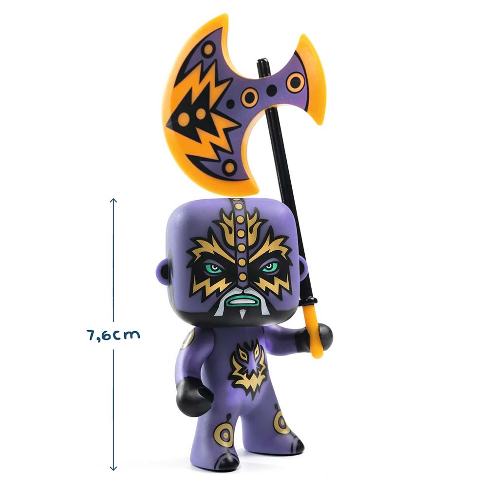 Djeco Personaggio 7,5 Cm Con Accessorio, Arty Toys Pirates, Flameo