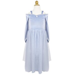 Great Pretenders Abito Da Principessa Elsa, Taglia Elasticizzata 5-6 Anni