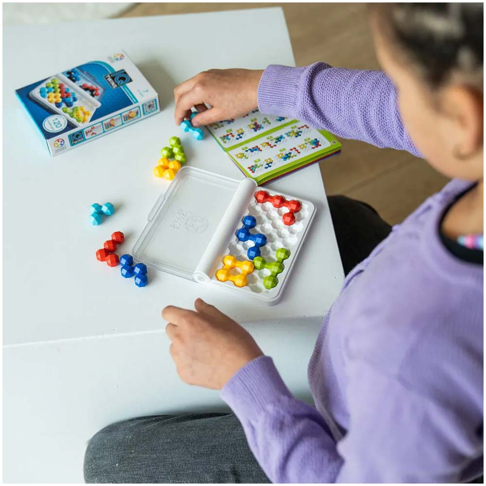 Smart Games, IQ Twins Puzzle 3D Tascabile con 120 Sfide per Bambini e Adulti