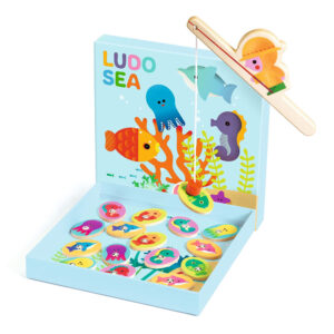 Djeco Ludo Sea Cofanetto Multigioco 4 in 1 per la Prima Infanzia