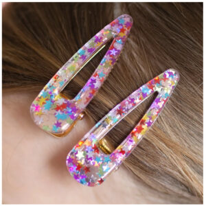 Great Pretenders Mollette Per Capelli, Gel Sparkle 2 Pezzi - Soggetto Casuele