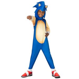 Rubies Costume Sonic Con Copricapo Taglia XXS - 3 Anni 98 - 104 Cm