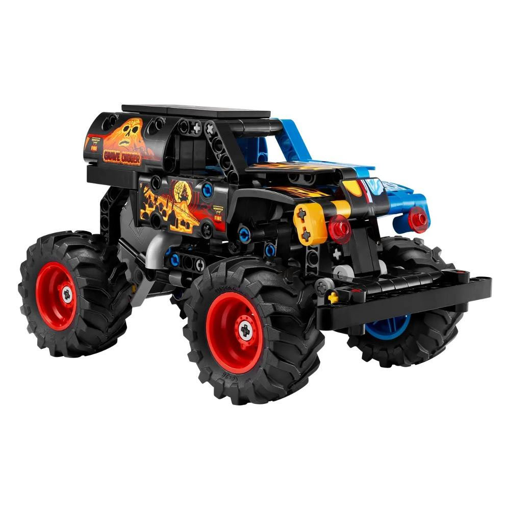 Lego Technic, Monster Jam Grave Digger Fuoco e Ghiaccio Pull-Back